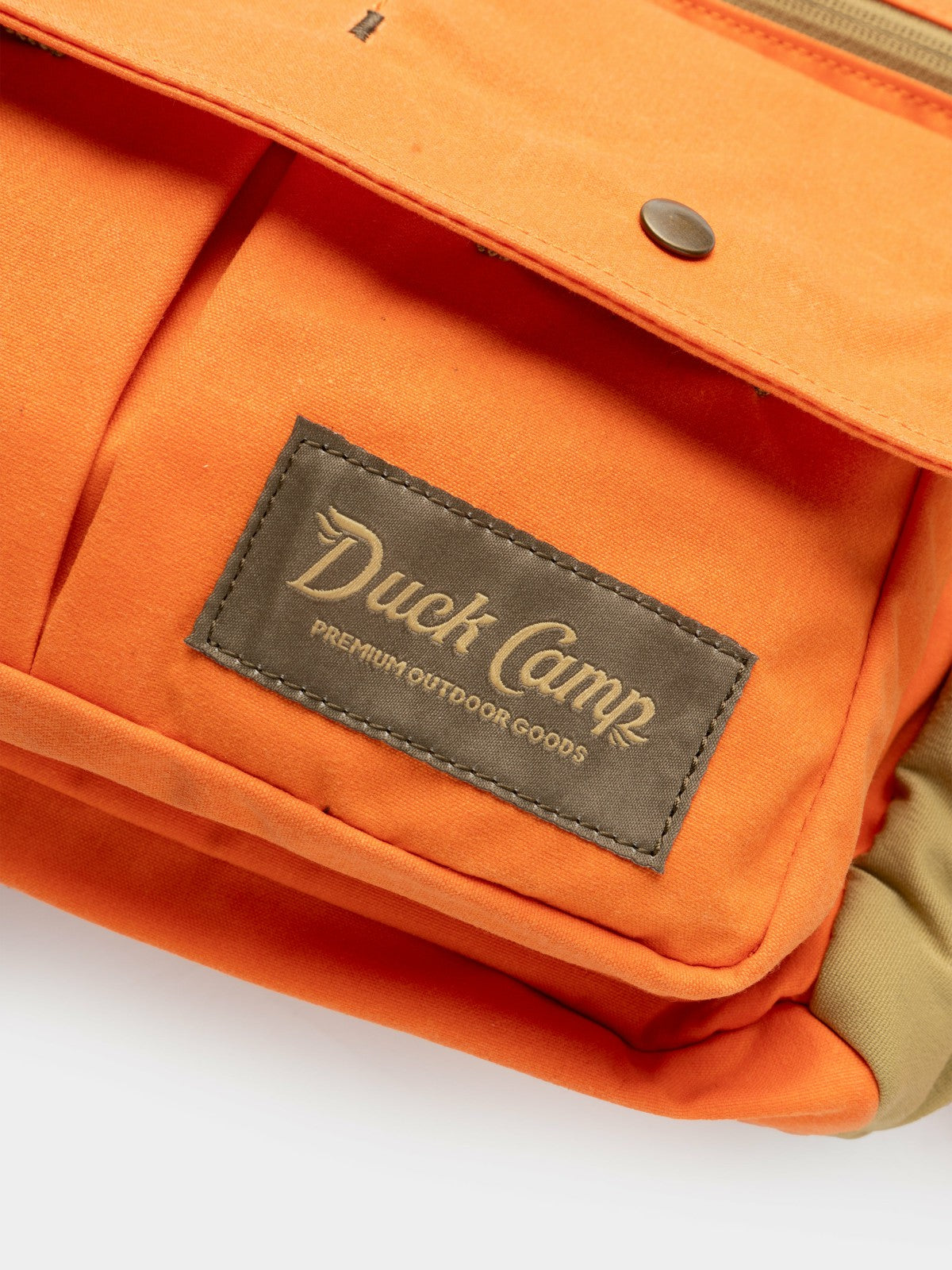 Canvas Upland Strap Vest - Blaze/Wheat | Duck Camp Value