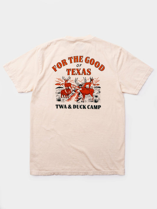 TWA x DC Mule Deer Tee - Ivory | Duck Camp Classic