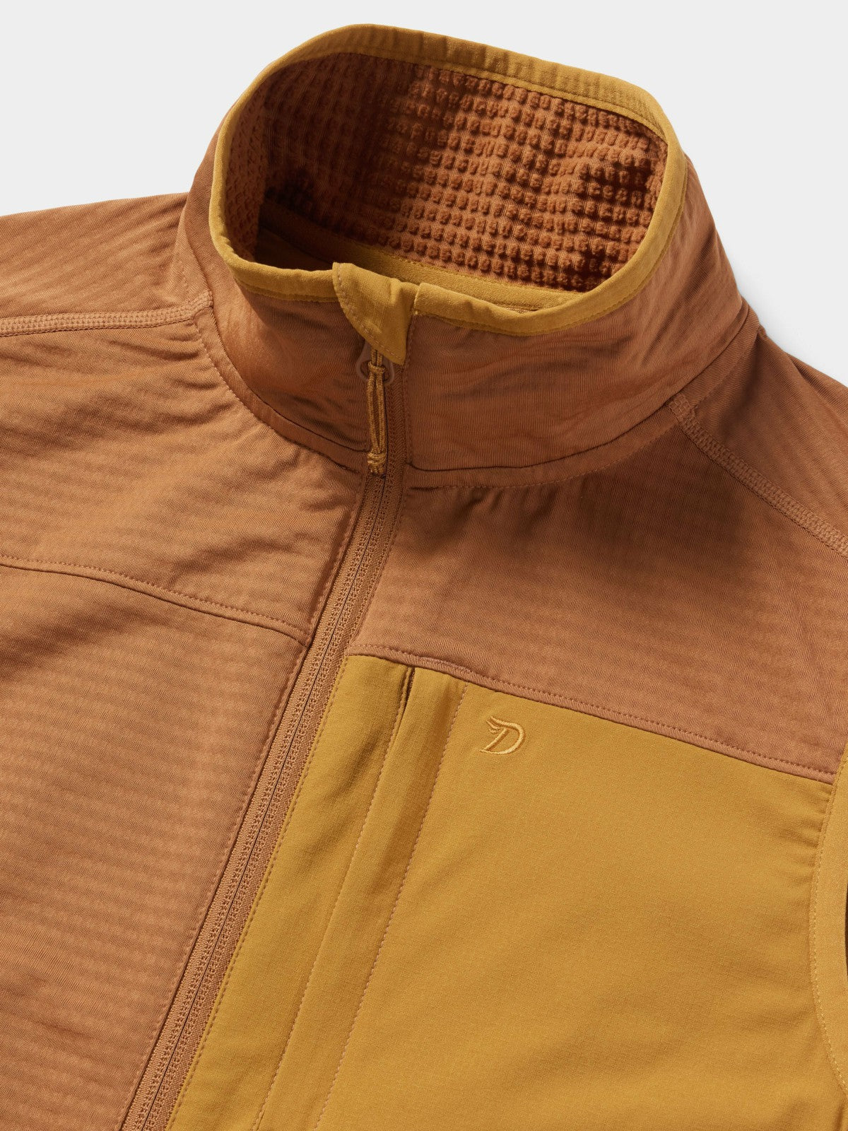 Lightweight Grid Tech Fleece Vest - Clay/Coastal Copper | Duck Camp Sale