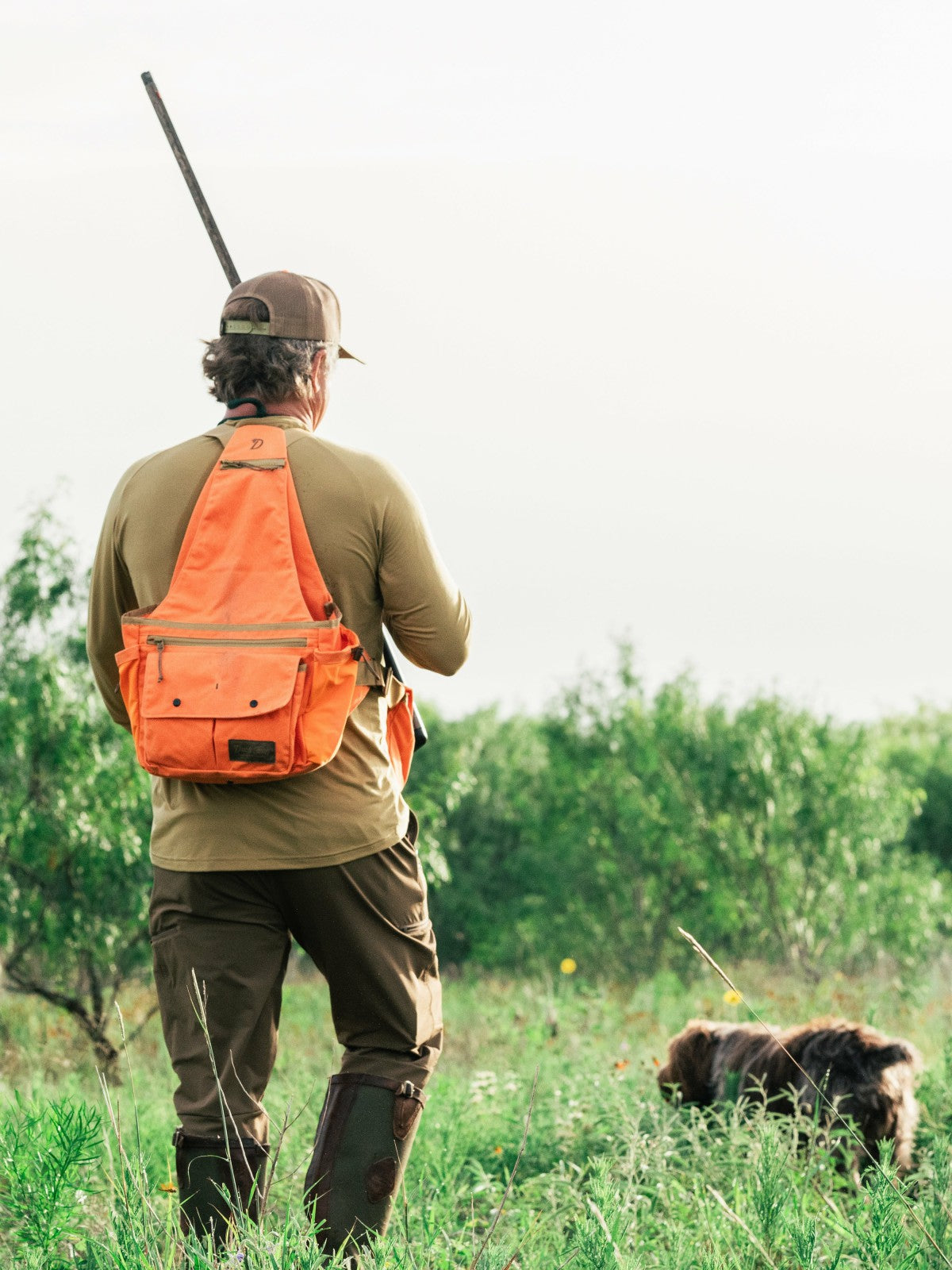 Canvas Upland Strap Vest - Blaze/Wheat | Duck Camp Value