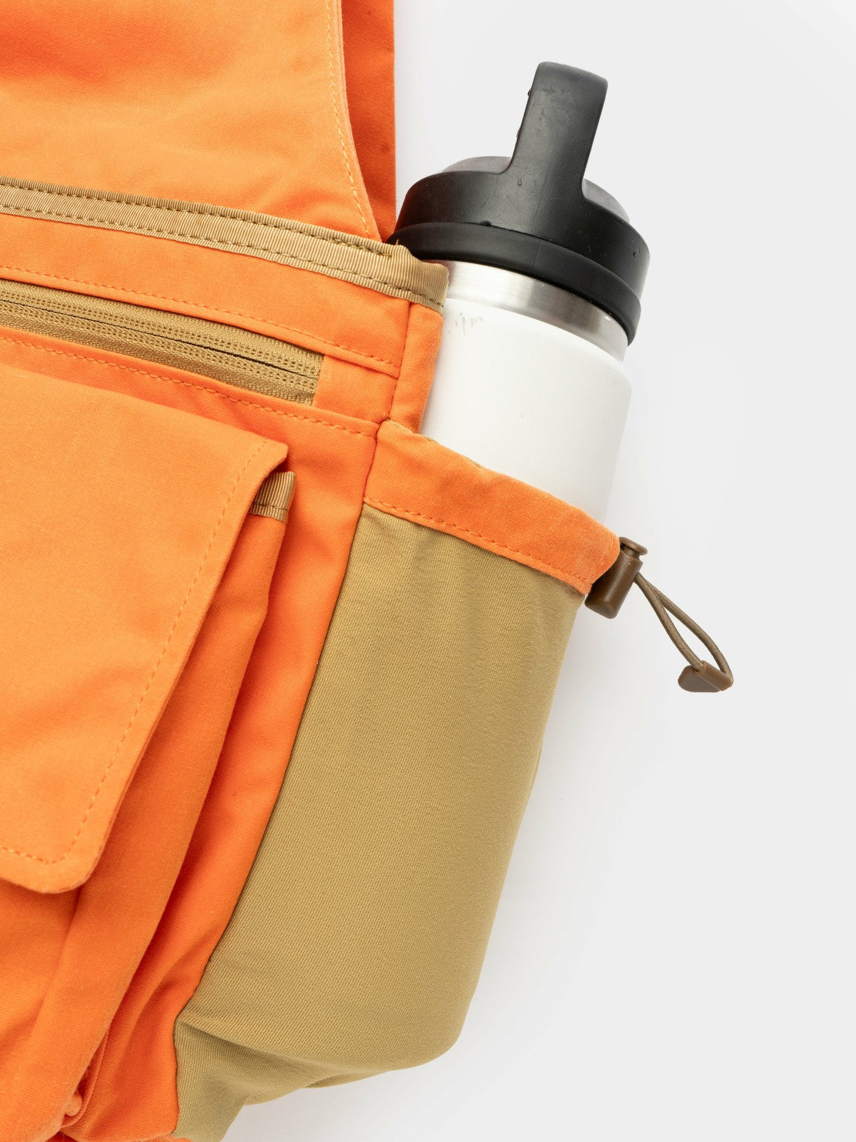 Canvas Upland Strap Vest - Blaze/Wheat | Duck Camp Value