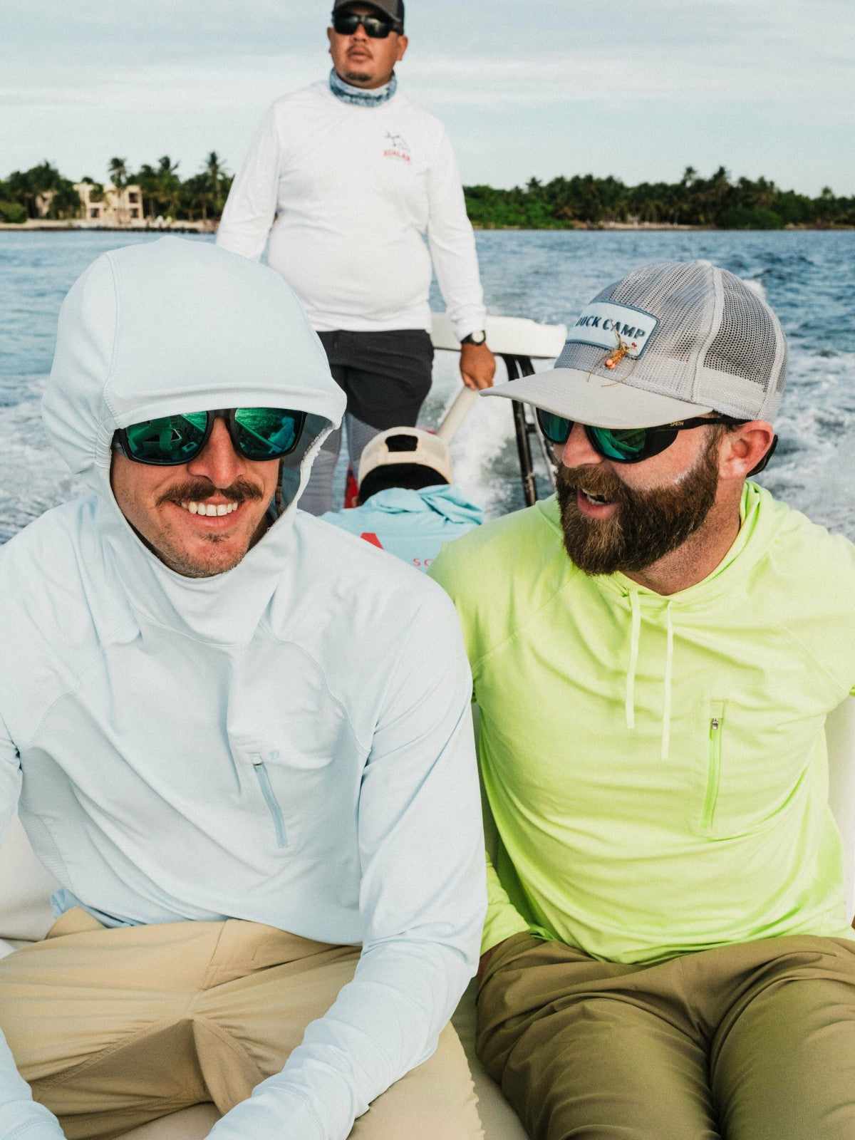 Brrr® Lightweight Rockport Pro Guide Hoodie - Ice Water | Duck Camp Premium
