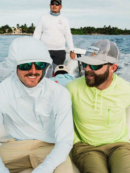 Brrr® Lightweight Rockport Pro Guide Hoodie - Ice Water | Duck Camp Premium