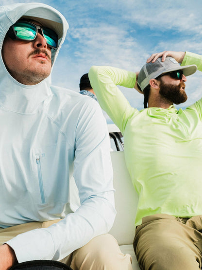 Brrr® Lightweight Rockport Pro Guide Hoodie - Ice Water | Duck Camp Premium