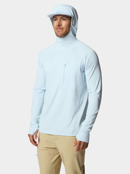 Brrr® Lightweight Rockport Pro Guide Hoodie - Ice Water | Duck Camp Premium