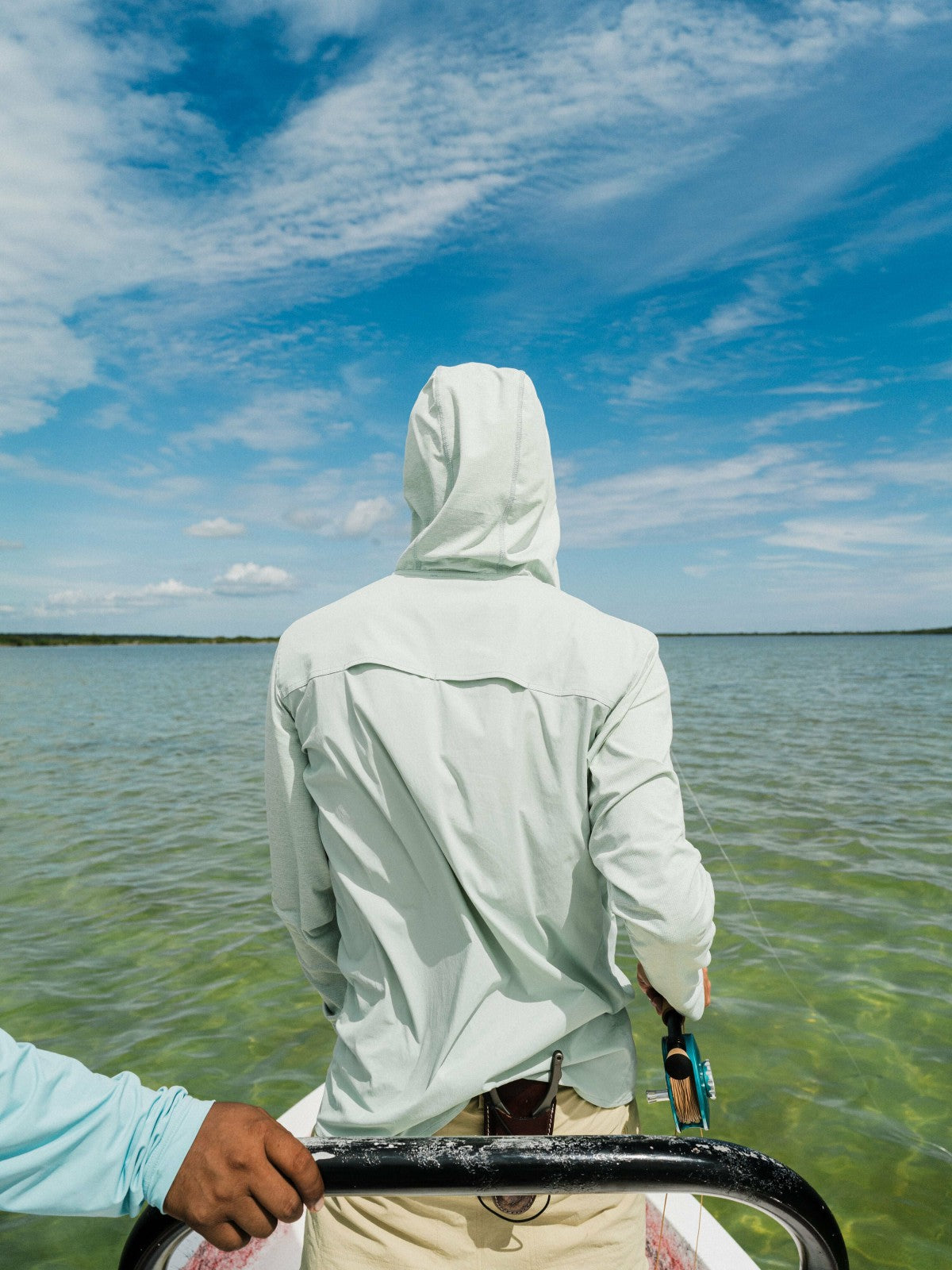 M's Hybrid Guide Hoodie - Sea Foam | Duck Camp Deals