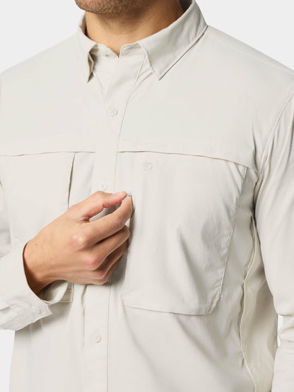 Lightweight Fishing Shirt Long Sleeve - Birch | Duck Camp Popular