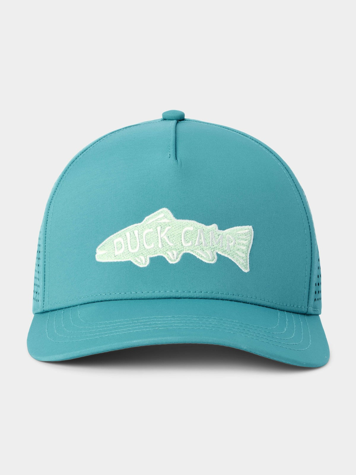 Trout Patch Performance Perforated Hat - Storm Blue | Duck Camp Value