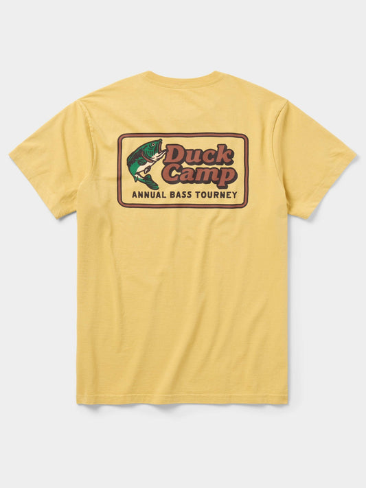 Bass Tourney Tee - Mustard | Duck Camp Value