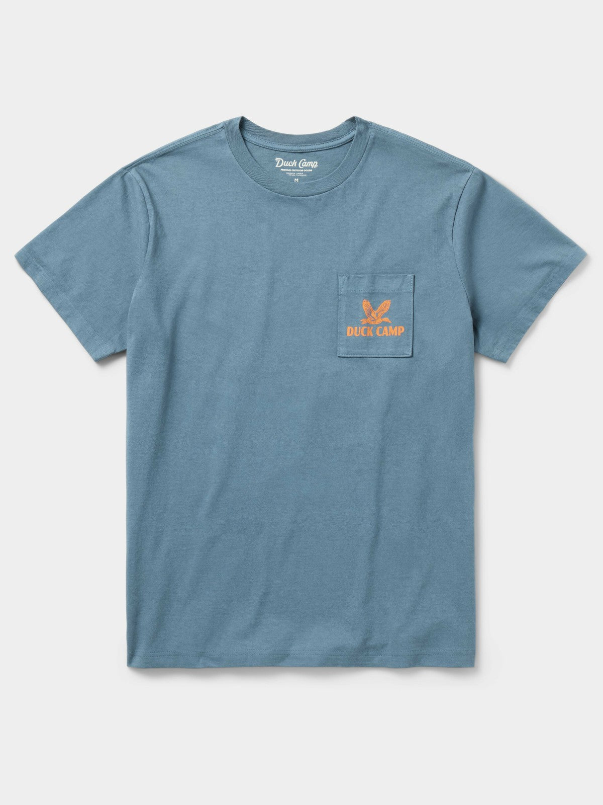 Flying Mallard Pocket Tee - Dark Denim | Duck Camp Quality