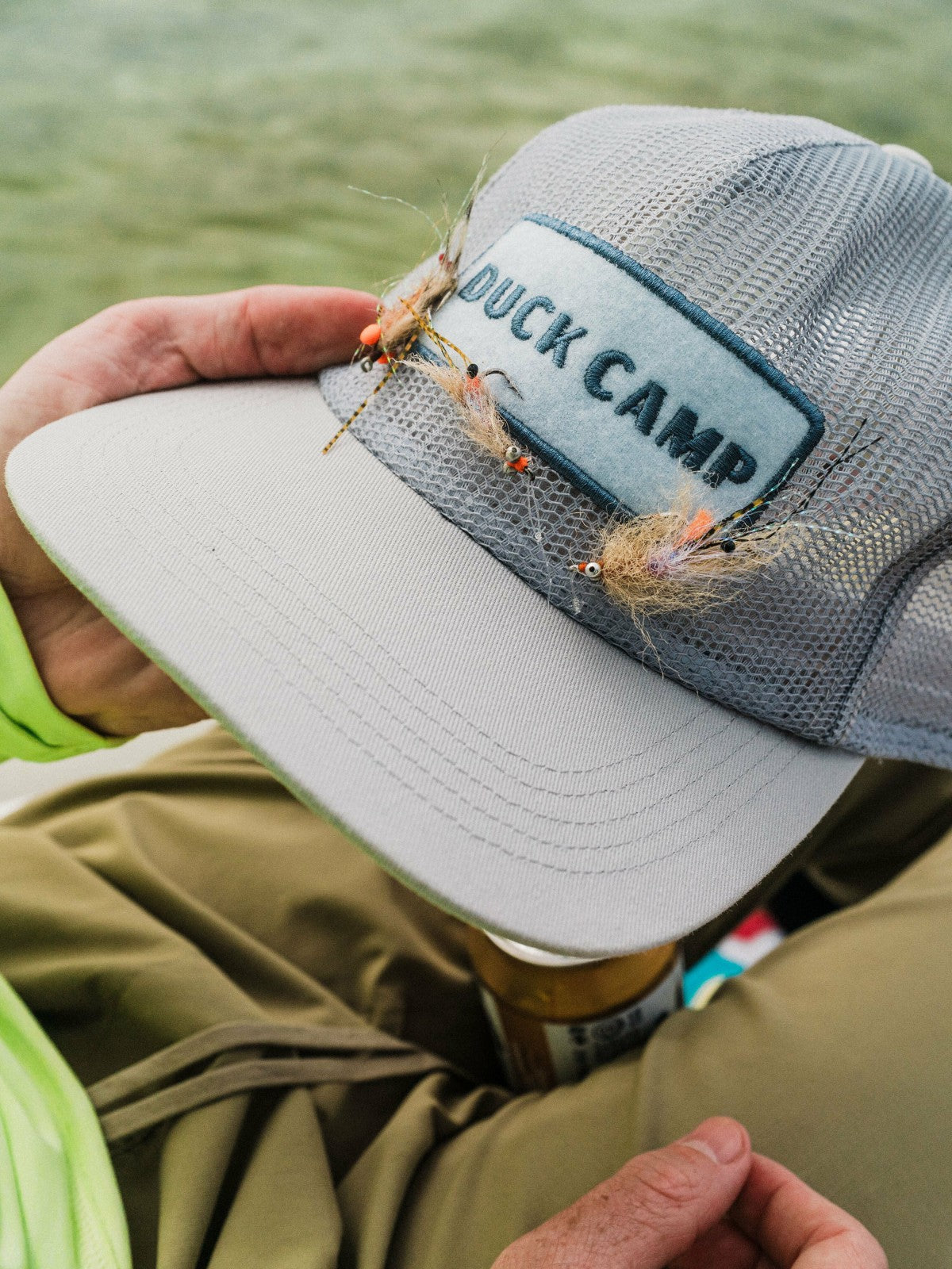 Outfitter Fly Patch Gulf Trucker Hat - Highrise | Duck Camp Value