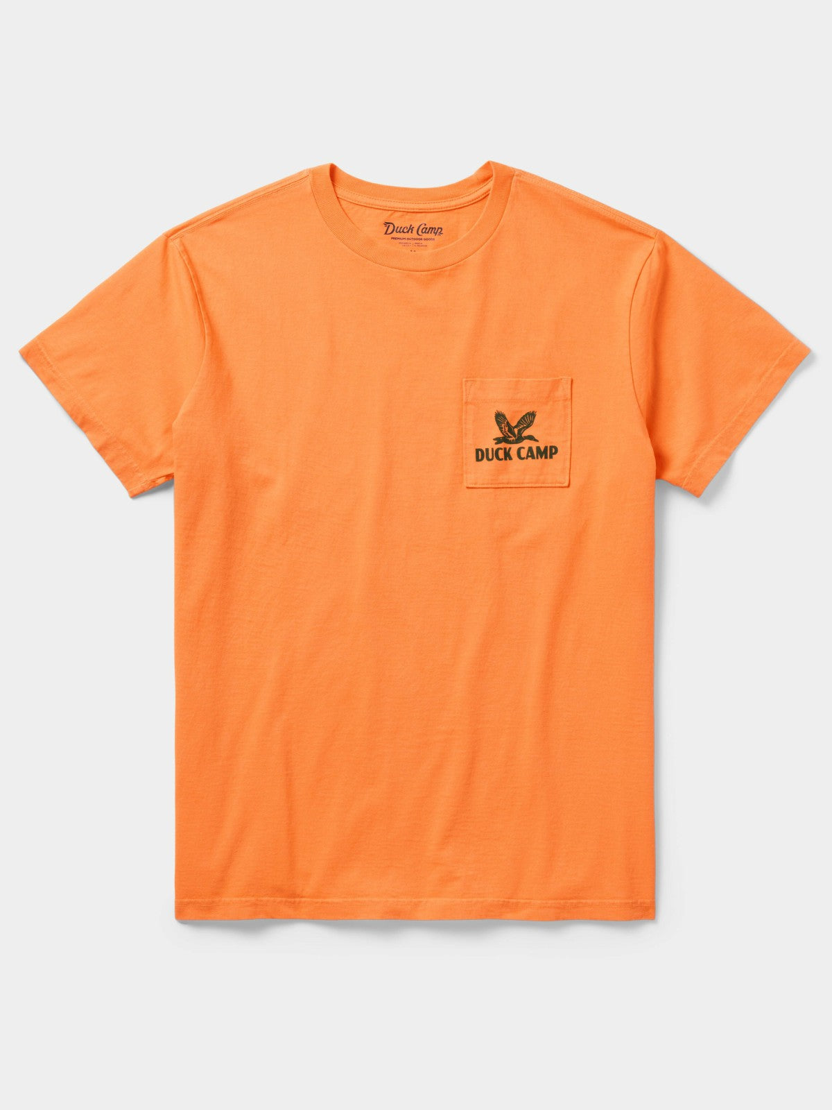 Flying Mallard Pocket Tee - Blaze | Duck Camp Classic