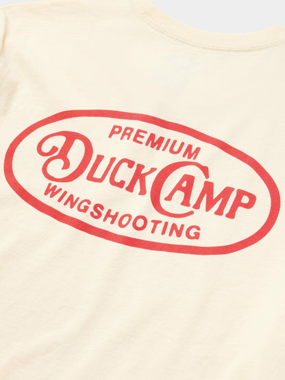 Wingshooting Badge Tee - Ivory | Duck Camp Best Price