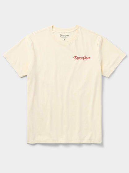 Wingshooting Badge Tee - Ivory | Duck Camp Best Price