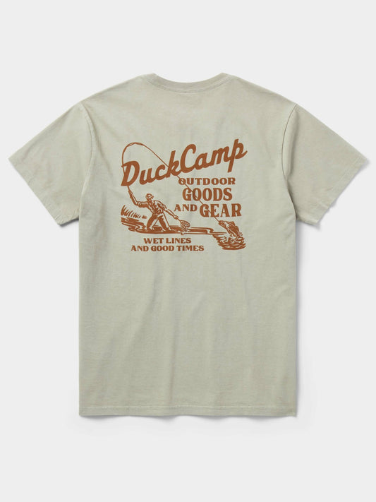 Goods and Gear Tee - Vintage Khaki | Duck Camp Featured