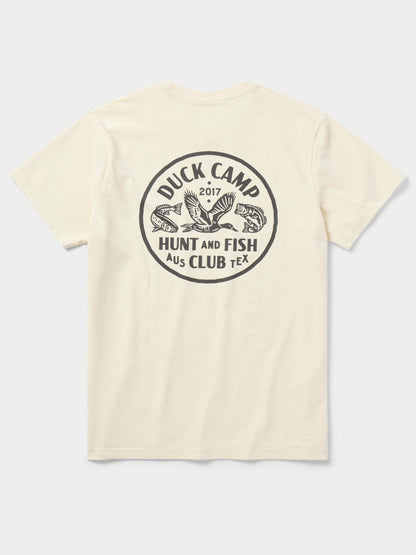 Hunt and Fish Club Tee - Ivory | Duck Camp Quality
