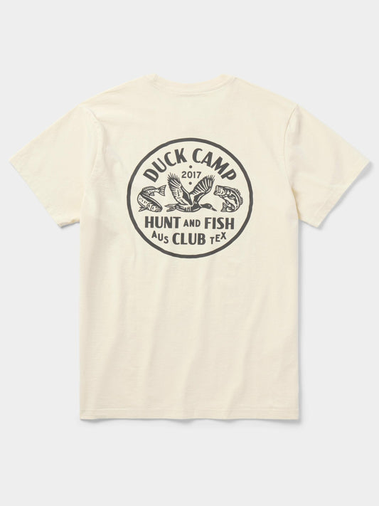 Hunt and Fish Club Tee - Ivory | Duck Camp Quality
