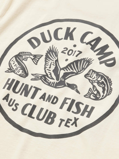 Hunt and Fish Club Tee - Ivory | Duck Camp Quality