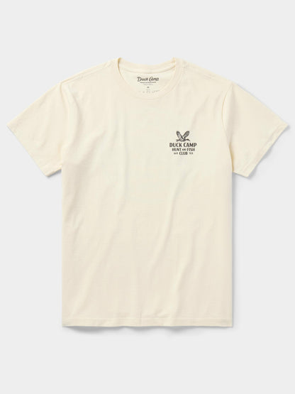 Hunt and Fish Club Tee - Ivory | Duck Camp Quality