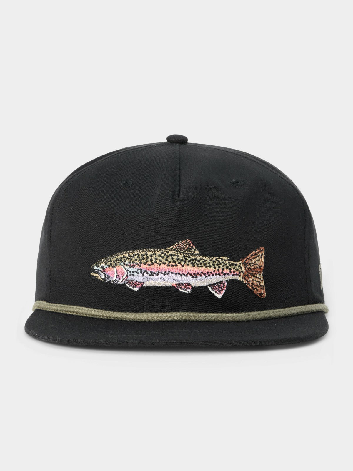 Rainbow Trout Hat - Black | Duck Camp New