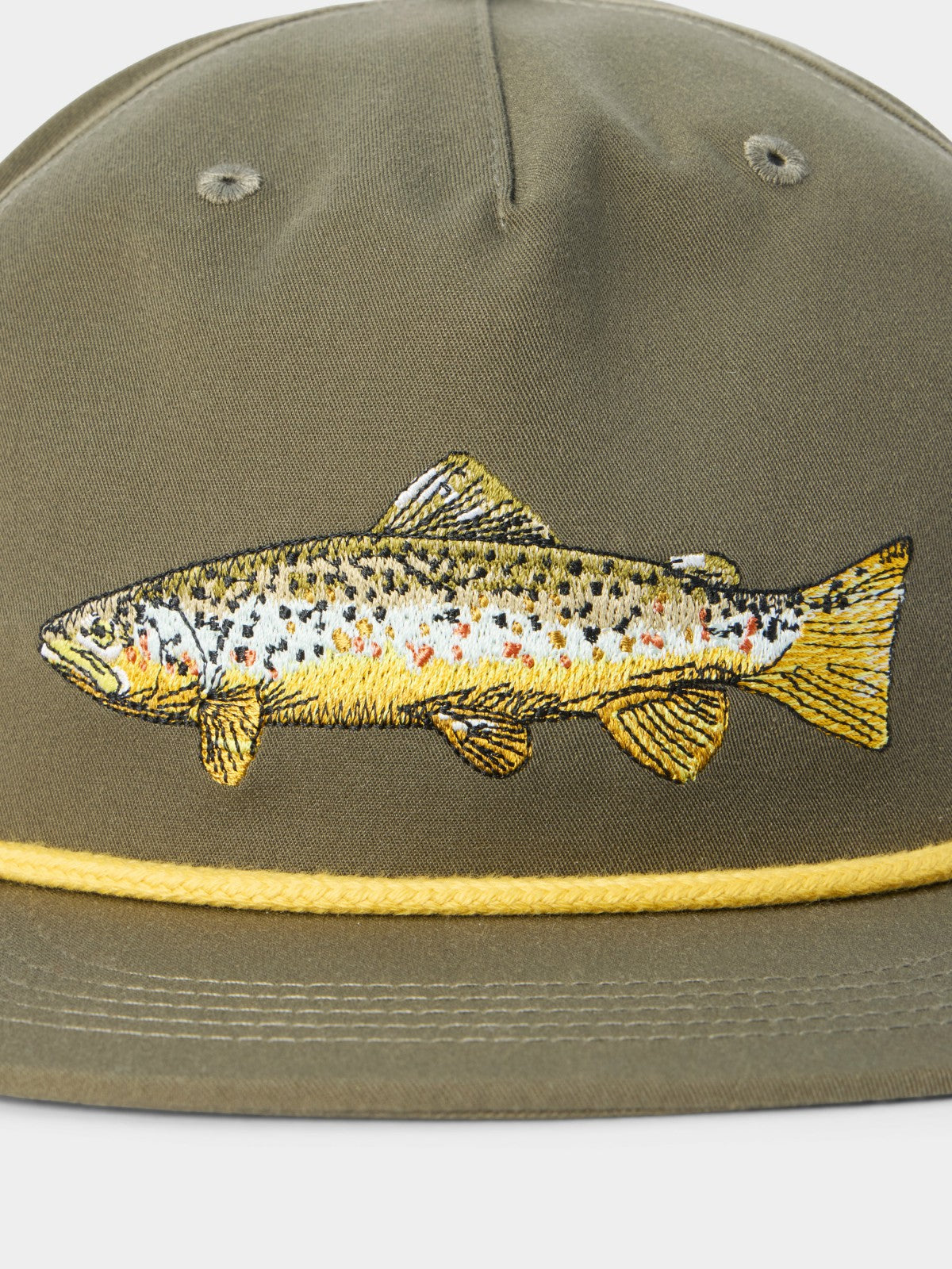 Brown Trout Hat - Military Green | Duck Camp Deals