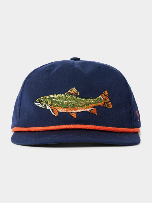 Brook Trout Hat - Vintage Navy | Duck Camp Recommended