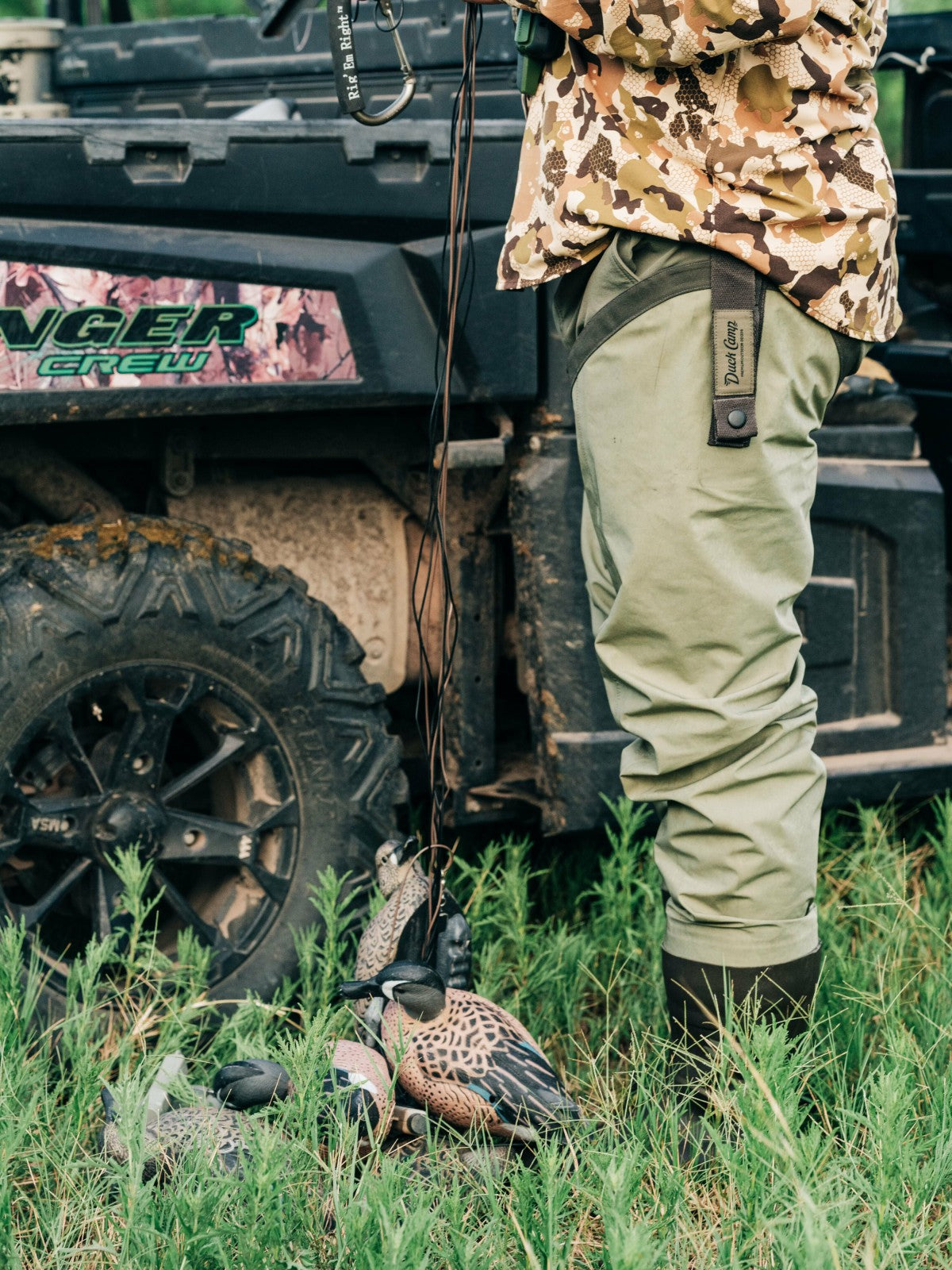 Hip Waders - Moss/Raven | Duck Camp Best Price