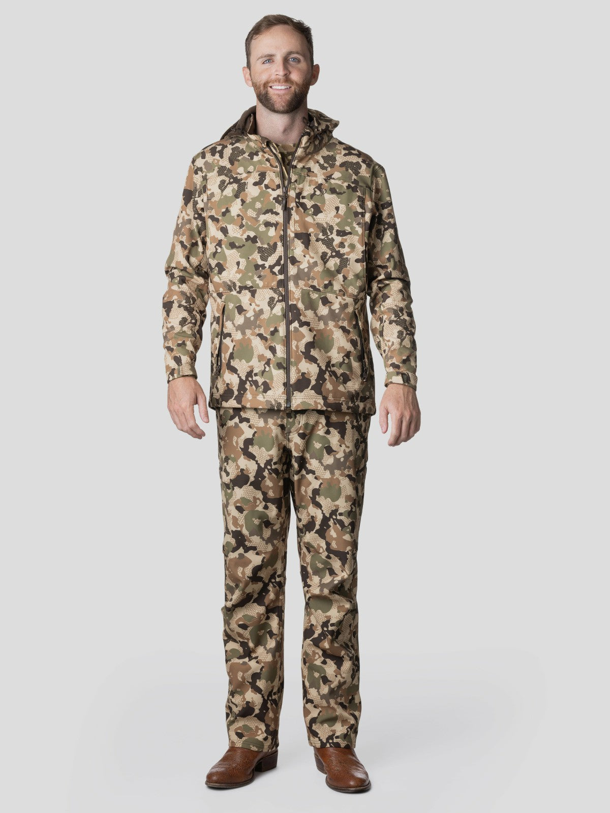 M's Contact Softshell Jacket - Wetland | Duck Camp Best Price