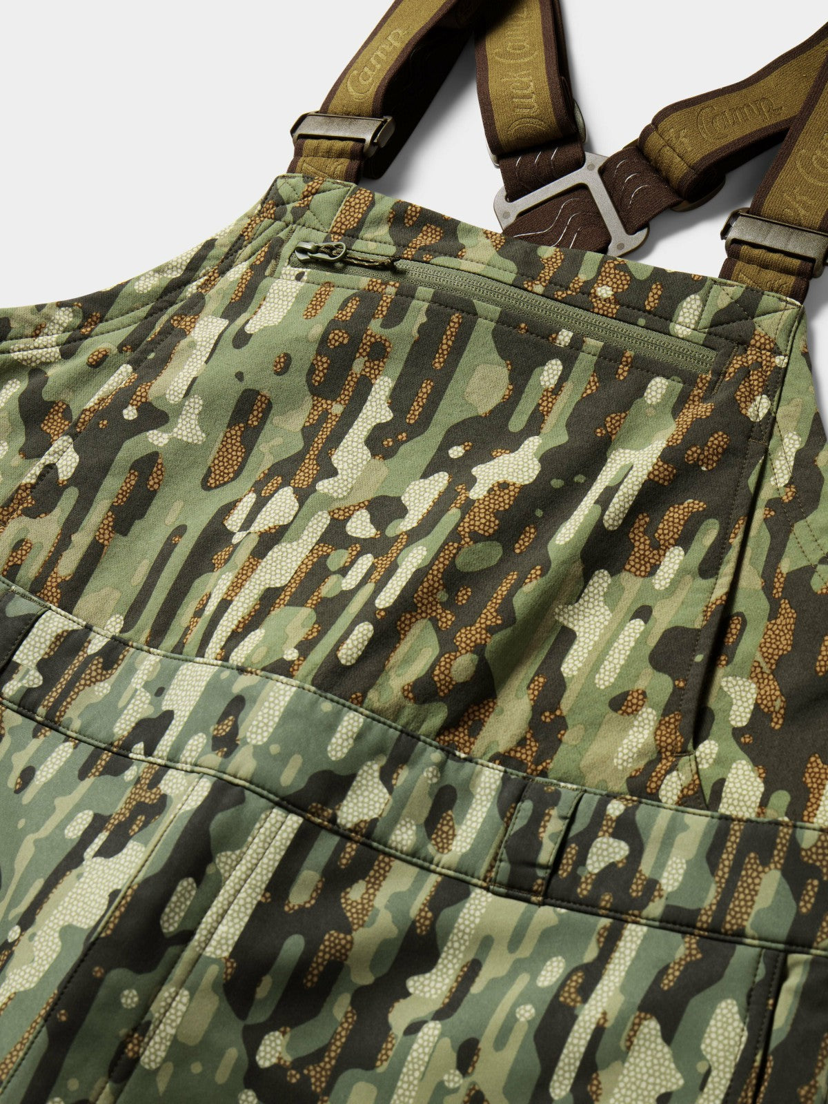 Contact Softshell Bib - Woodland | Duck Camp Latest