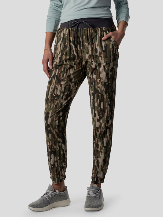 W's Airflow Windshell Jogger - Woodland | Duck Camp Popular
