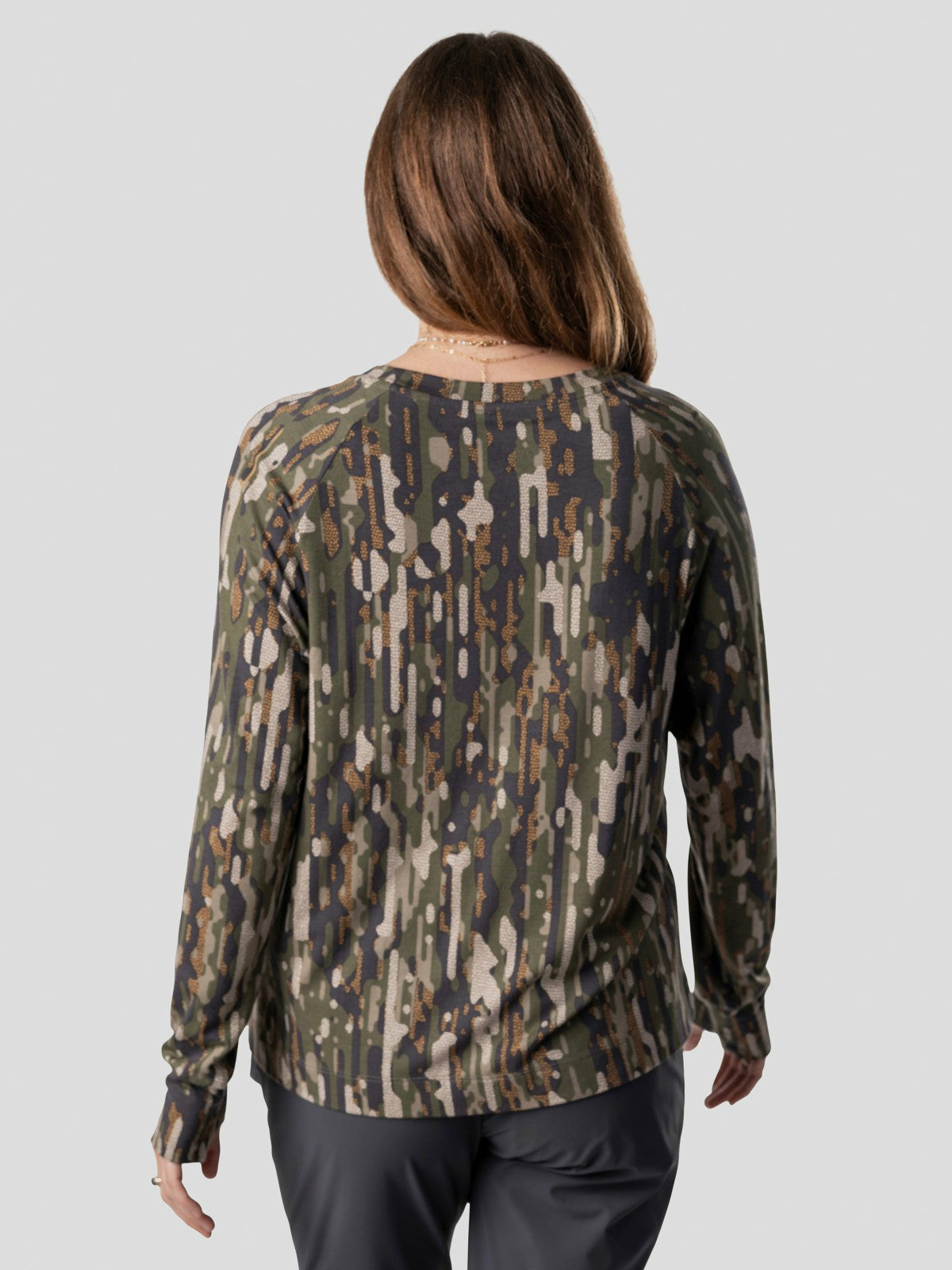 W's Original Bamboo Crew - Woodland | Duck Camp Signature