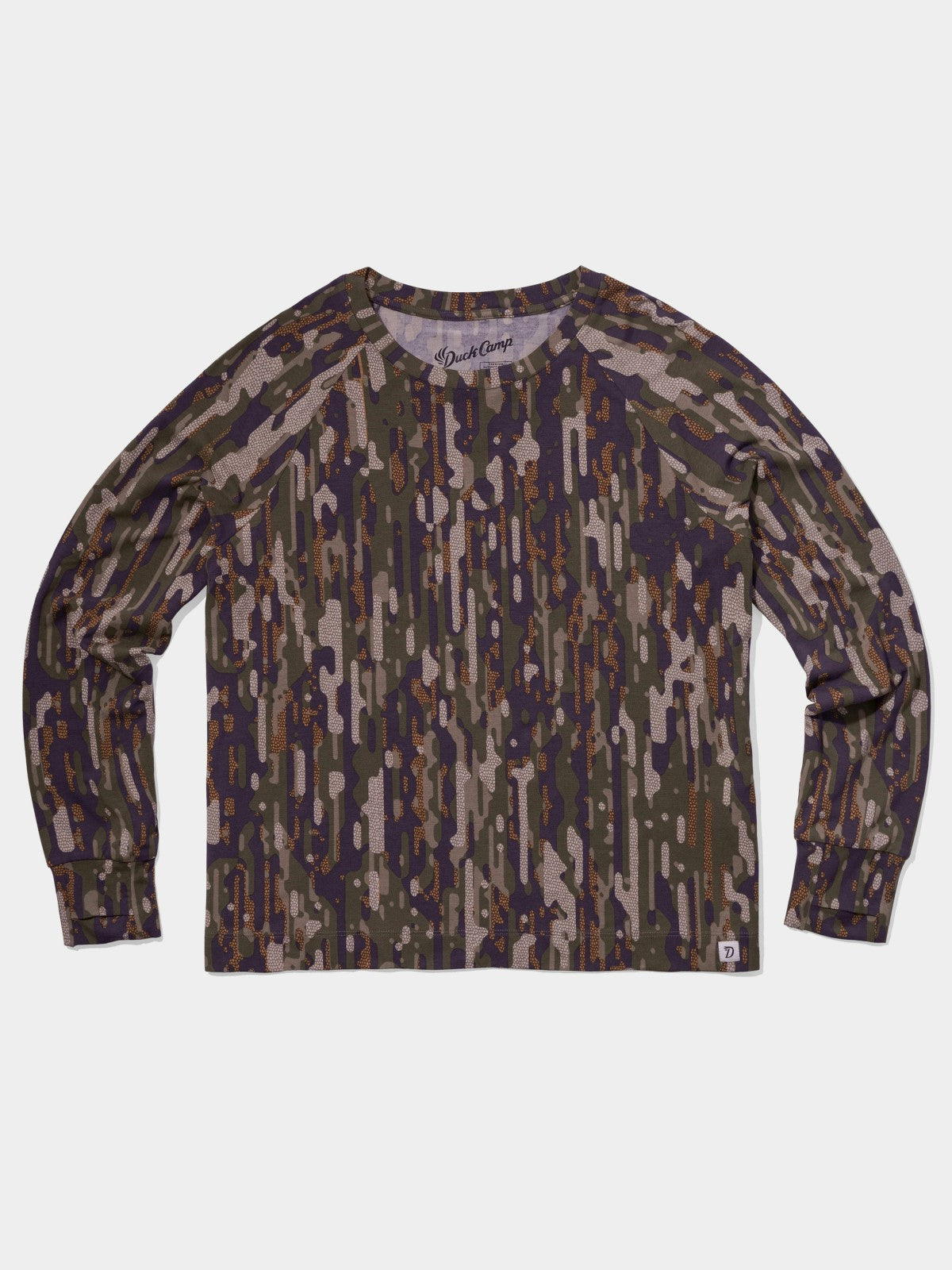 W's Original Bamboo Crew - Woodland | Duck Camp Signature