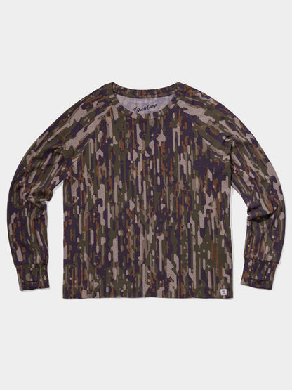 W's Original Bamboo Crew - Woodland | Duck Camp Signature