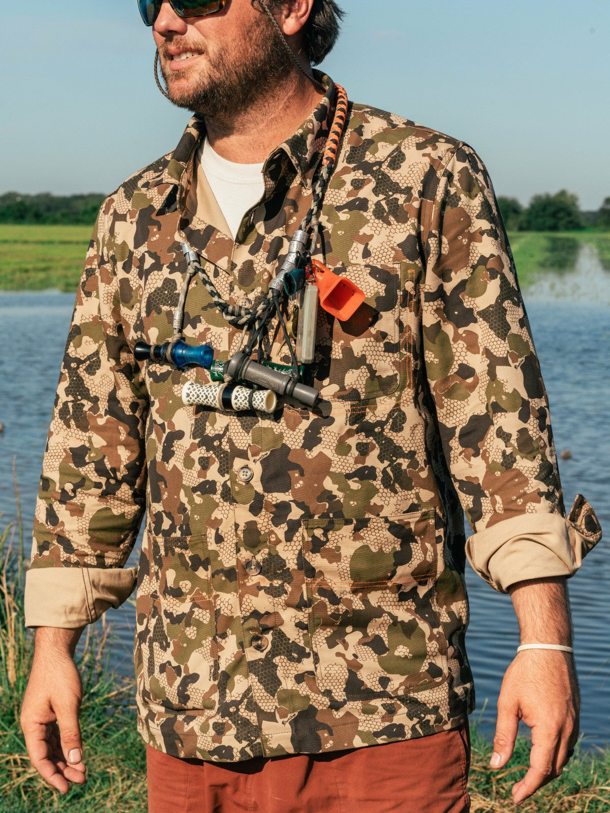 Brrr® Lightweight Brush Overshirt - Wetland | Duck Camp Discount