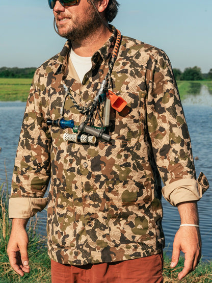 Brrr® Lightweight Brush Overshirt - Wetland | Duck Camp Discount