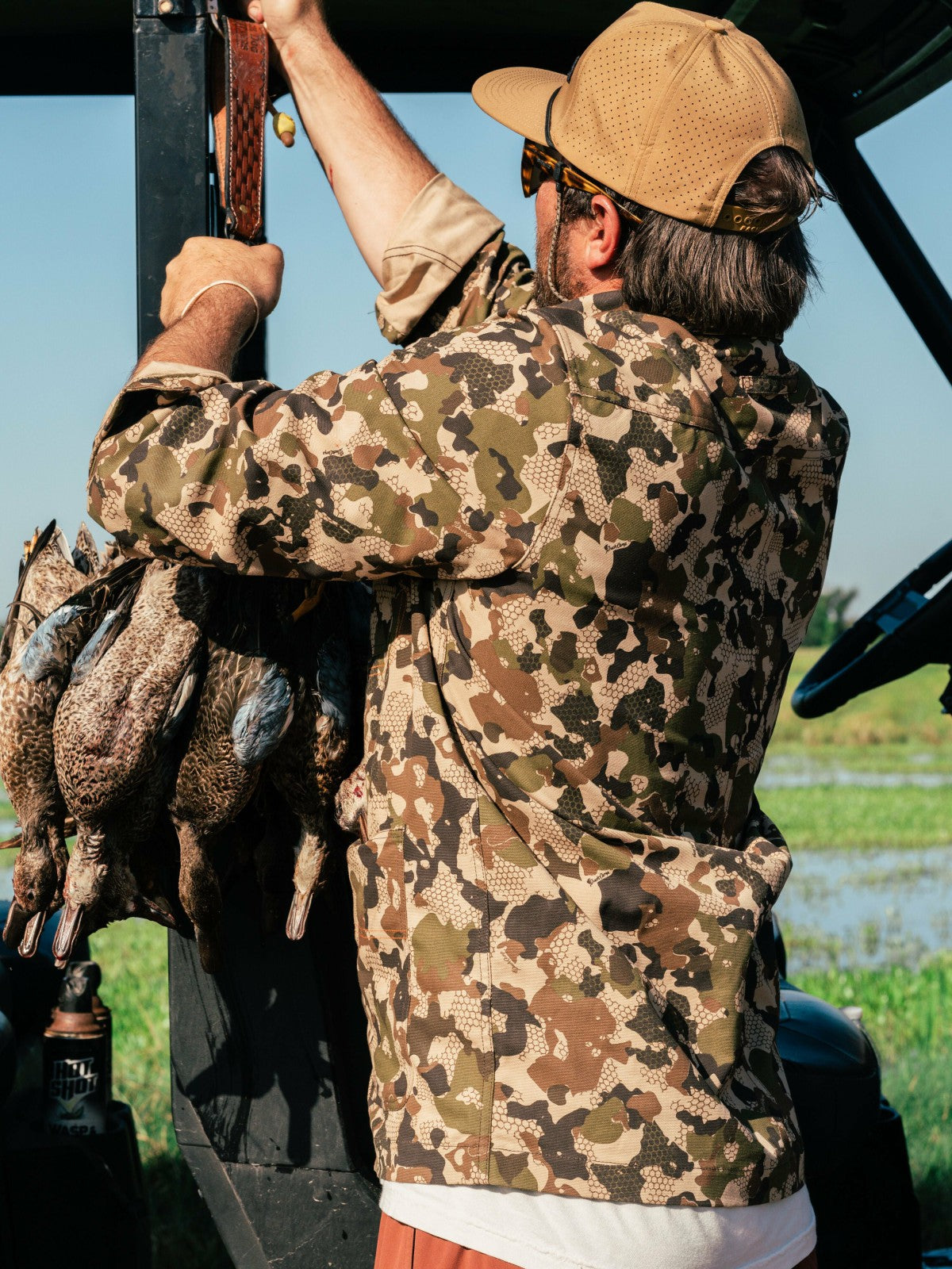 Brrr® Lightweight Brush Overshirt - Wetland | Duck Camp Discount