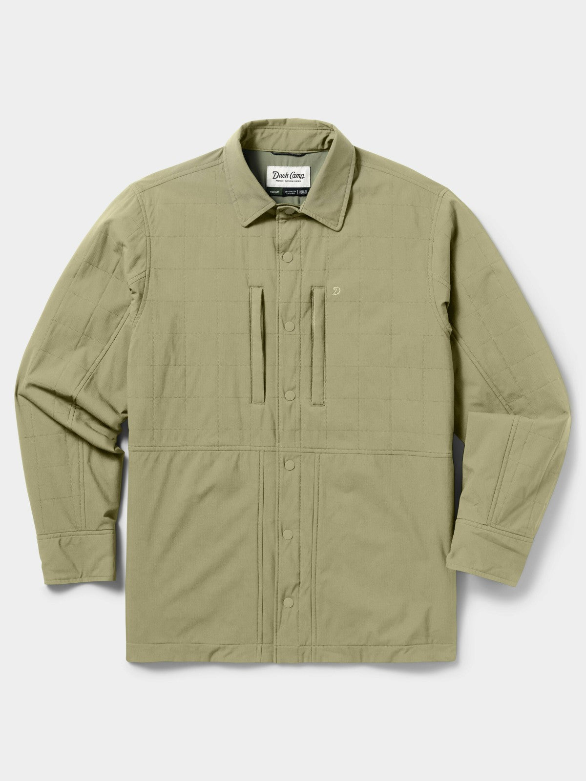 Airflow Insulated Lightweight Shacket - Sagebrush | Duck Camp Latest