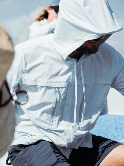 M's Hybrid Guide Hoodie - Ice Water | Duck Camp Recommended
