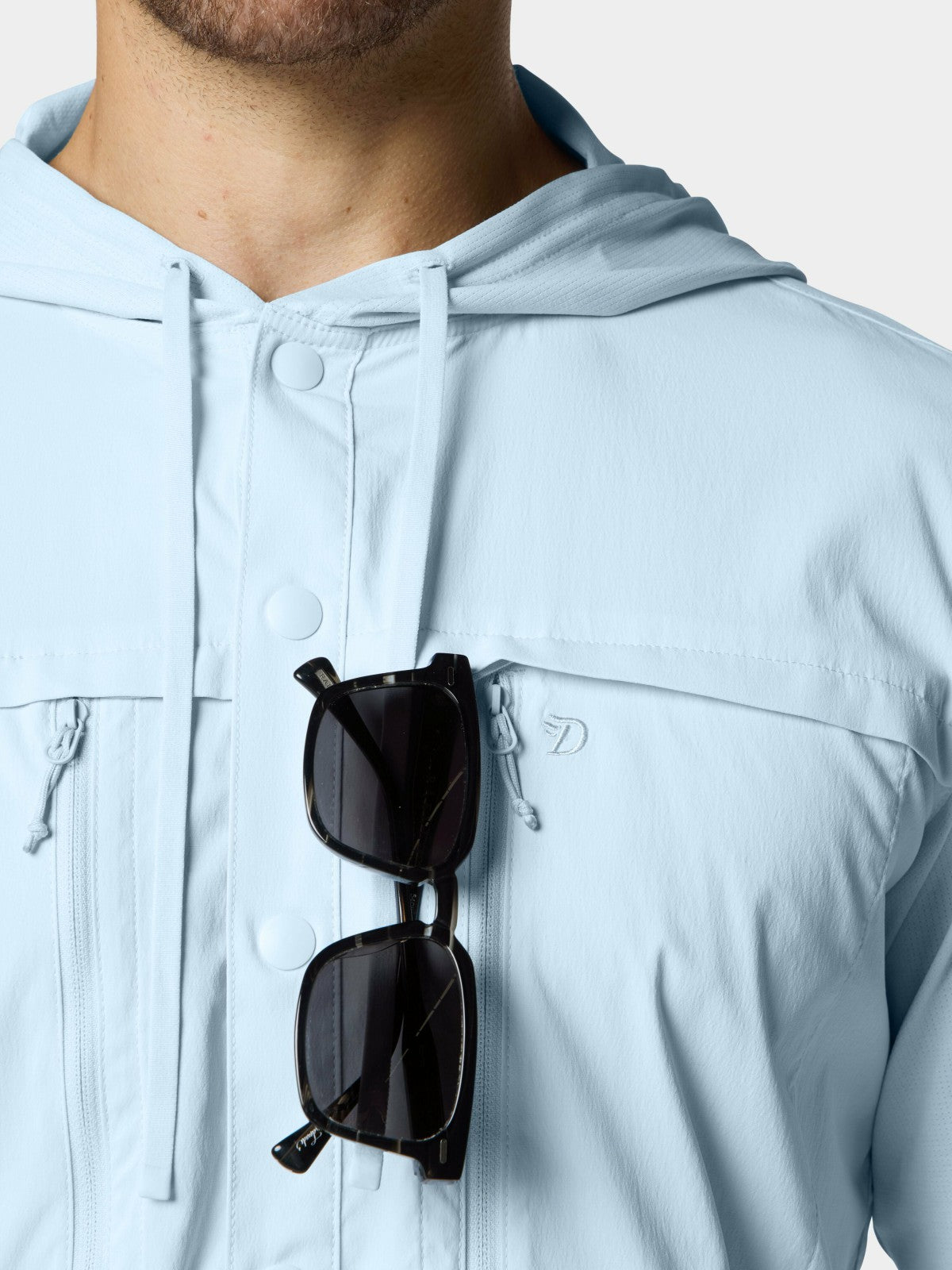 M's Hybrid Guide Hoodie - Ice Water | Duck Camp Recommended