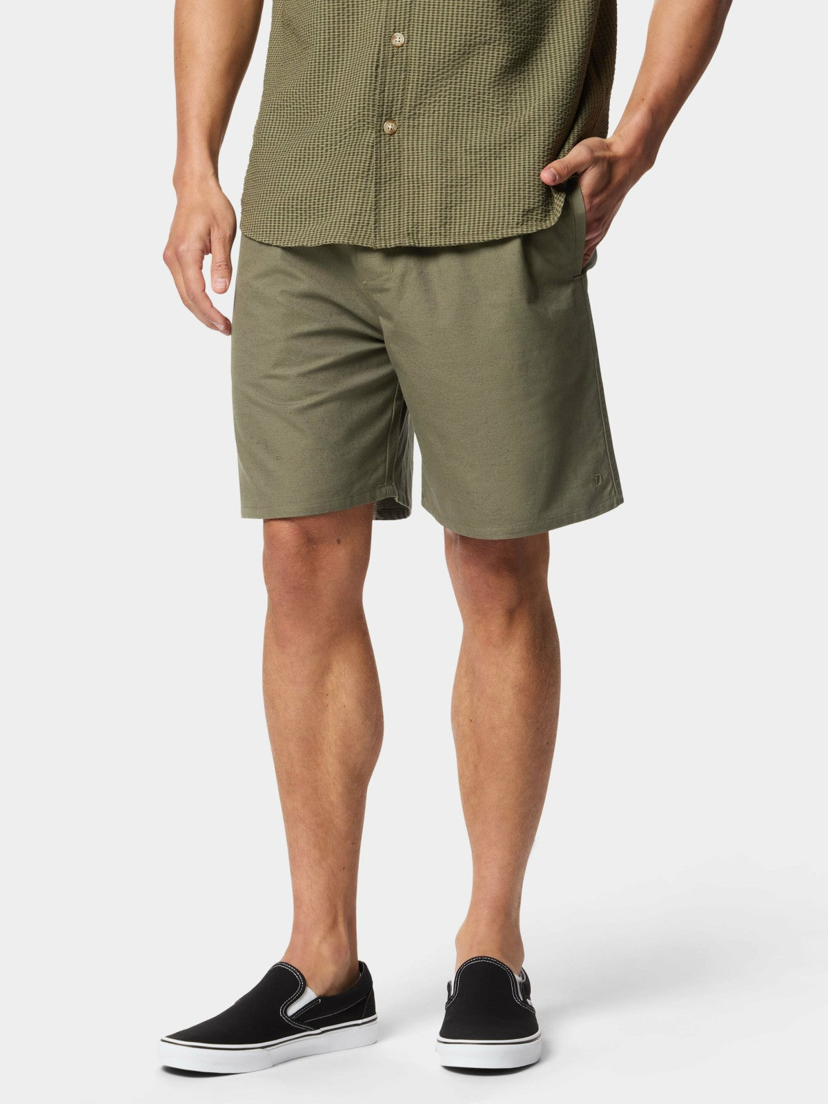 Natural Scout Shorts 7" - Moss | Duck Camp Latest