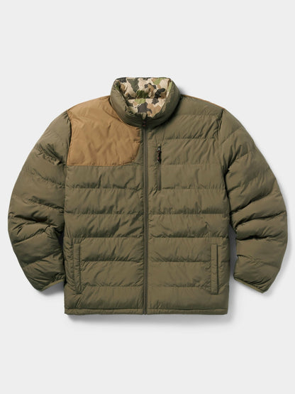 Reversible Puffer Jacket - Pin Oak / Wetland | Duck Camp Everyday