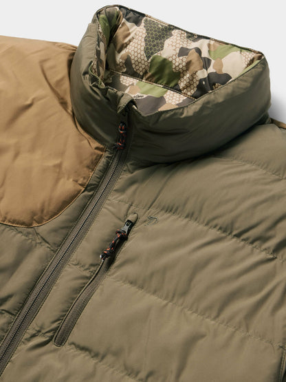 Reversible Puffer Jacket - Pin Oak / Wetland | Duck Camp Everyday