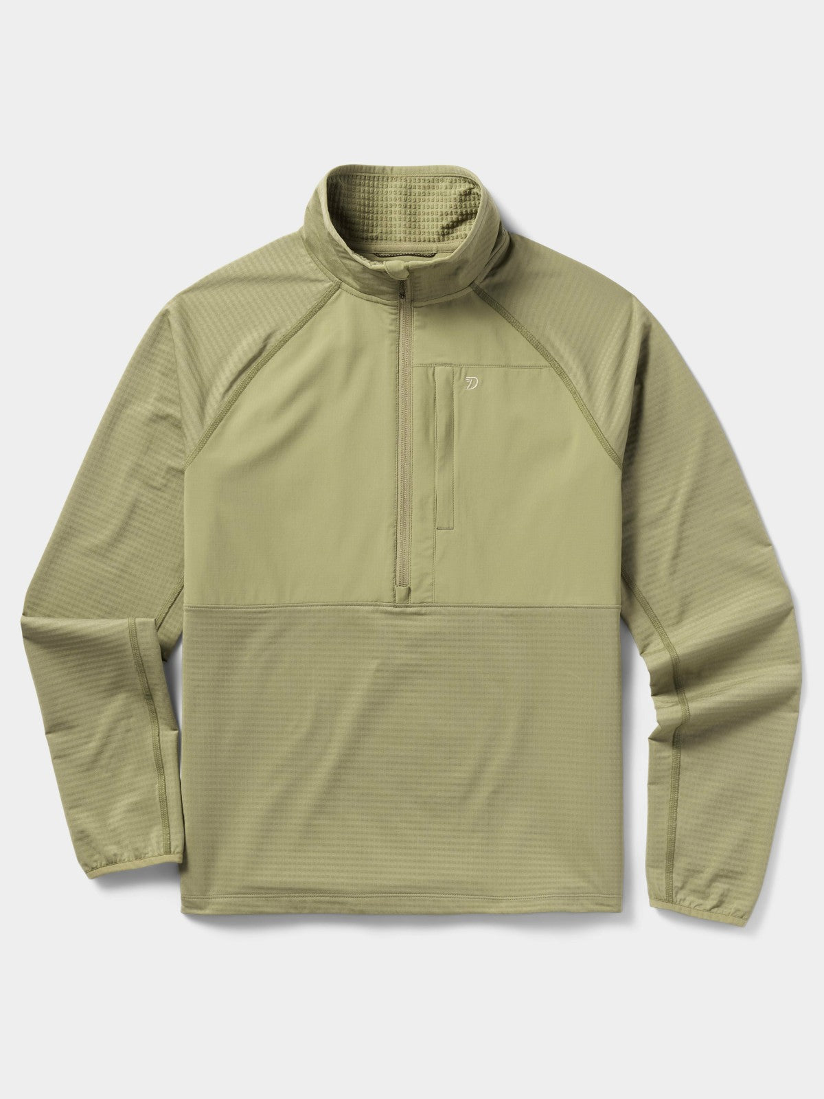 Lightweight Grid Tech Fleece Half Zip - Sagebrush | Duck Camp Quality