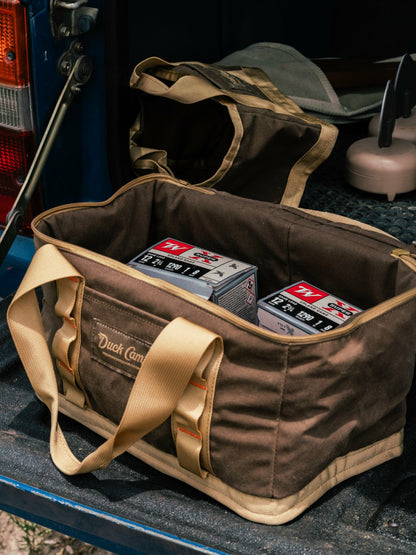Canvas Ammo Tote Large - Pin Oak/Wheat | Duck Camp Best Price