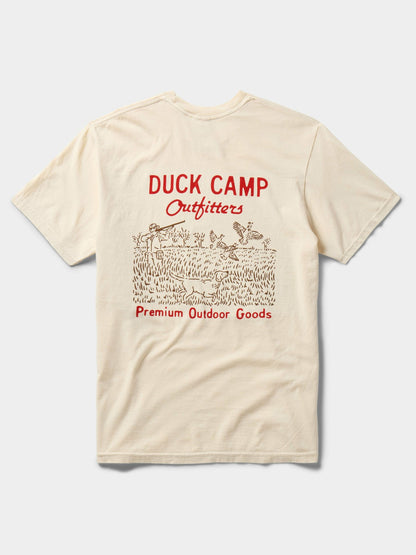 Pheasant Field Tee - Ivory | Duck Camp Recommended