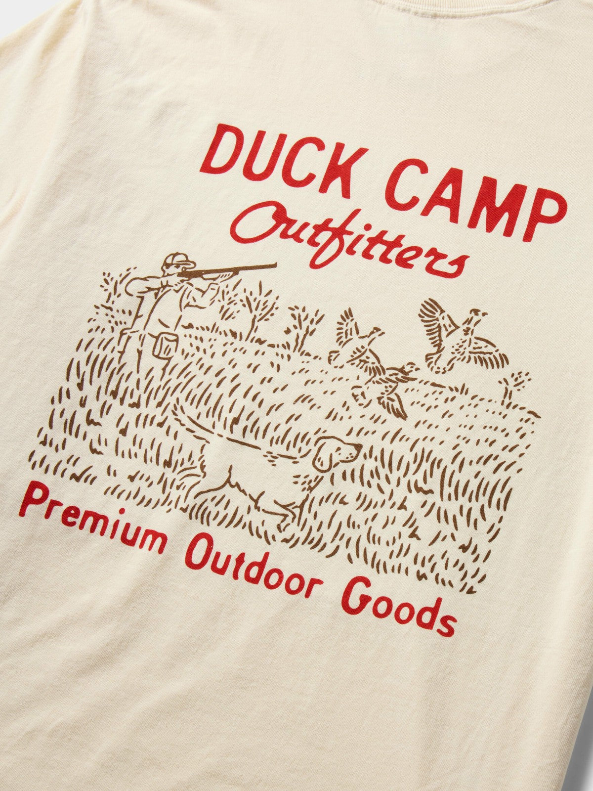 Pheasant Field Tee - Ivory | Duck Camp Recommended