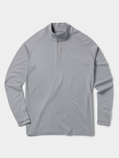 M's Merino 1/4 Zip - Oyster | Duck Camp New