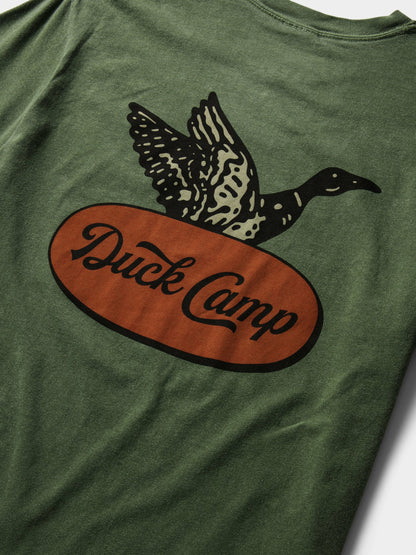 Duck Scripture Tee - Willow | Duck Camp Premium