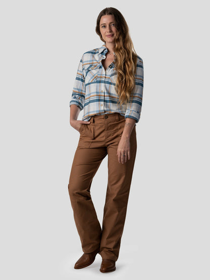 W's Trailhead Twill - Clear Skies Plaid | Duck Camp Trusted