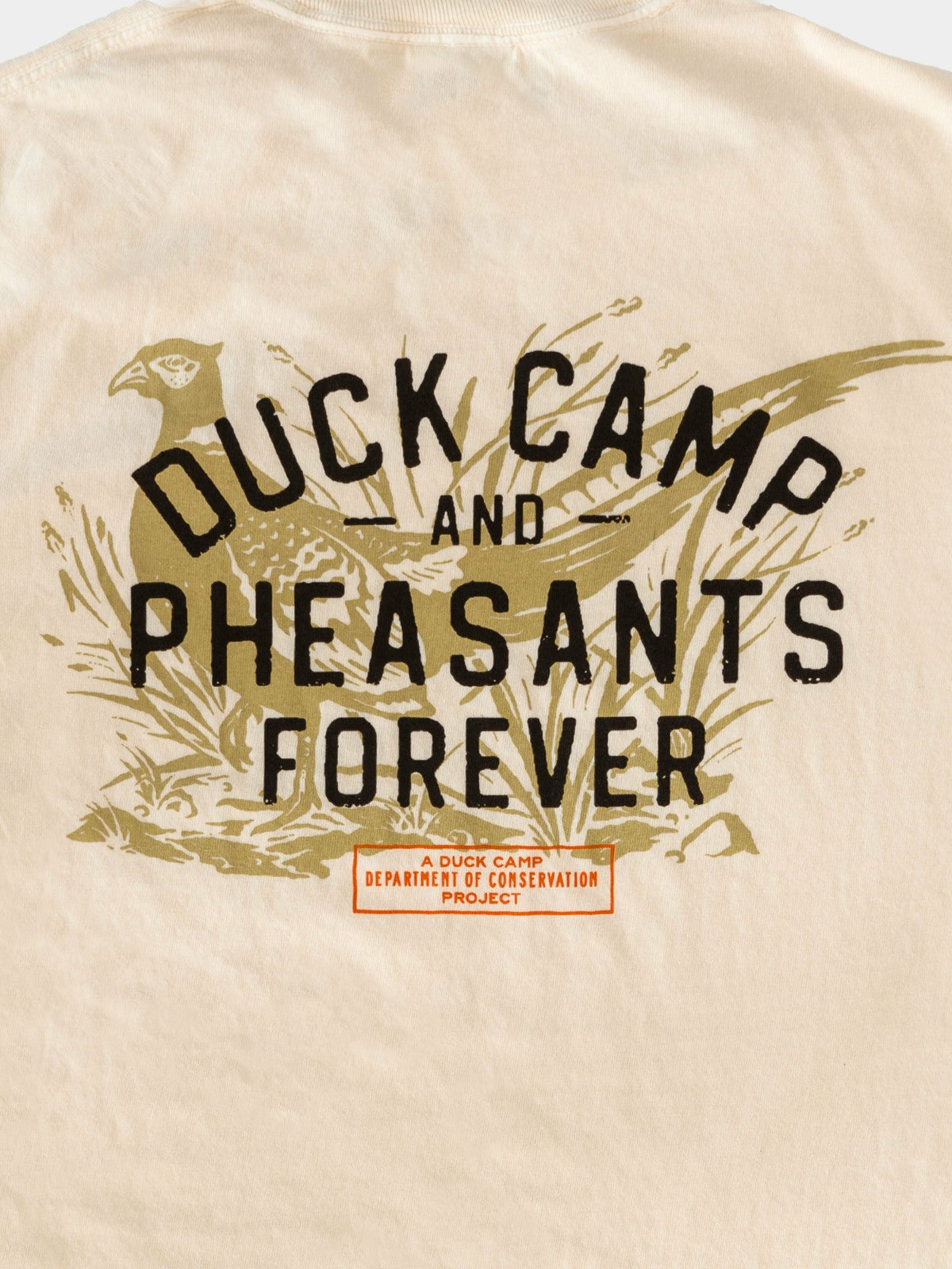 Pheasants Forever Tee - Ivory | Duck Camp Recommended
